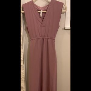 Athleta Marlow Maxi Dress XS petite Cascadia Violet